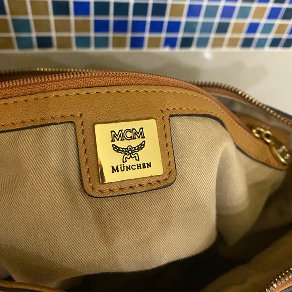 MCM Cognac Shoulder Bag - Picture 10 of 16